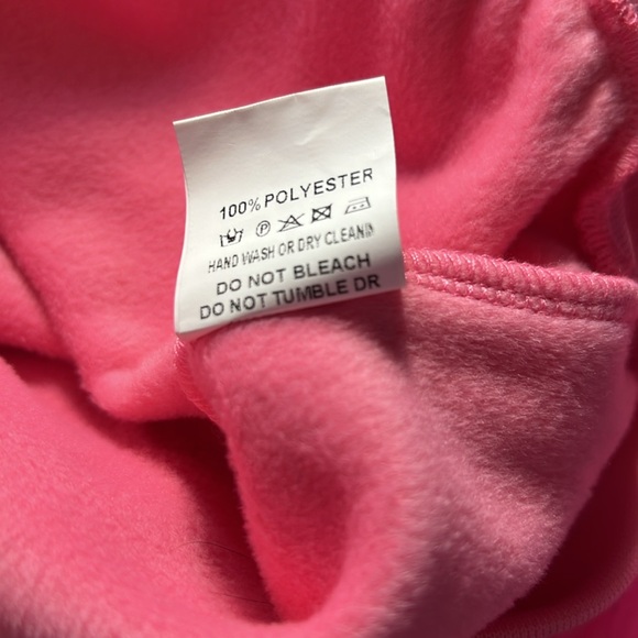 Akira NWT Size S Ultra Obsession Pink Barbie Ruffle Puff Sleeve Fleece Top (485) - Picture 11 of 11